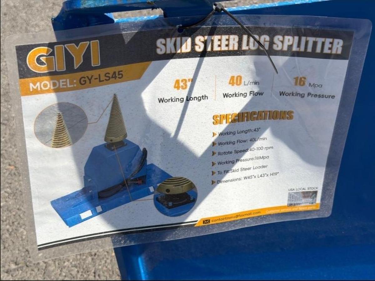 NEW - Skid Steer Log Splitter thumbnail 2