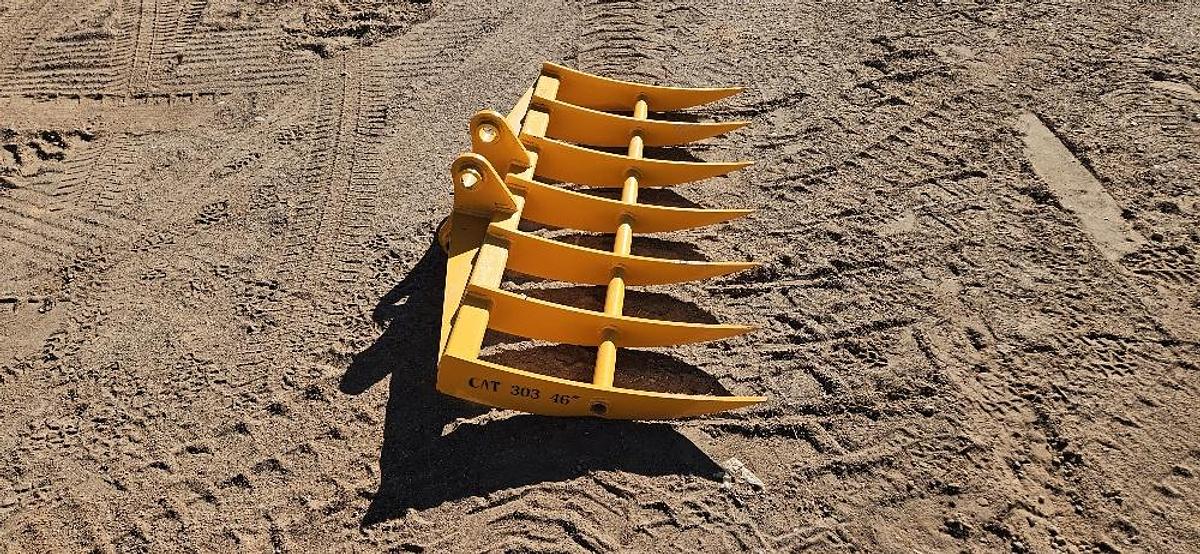 46" MINI EXCAVATOR RAKE thumbnail 3