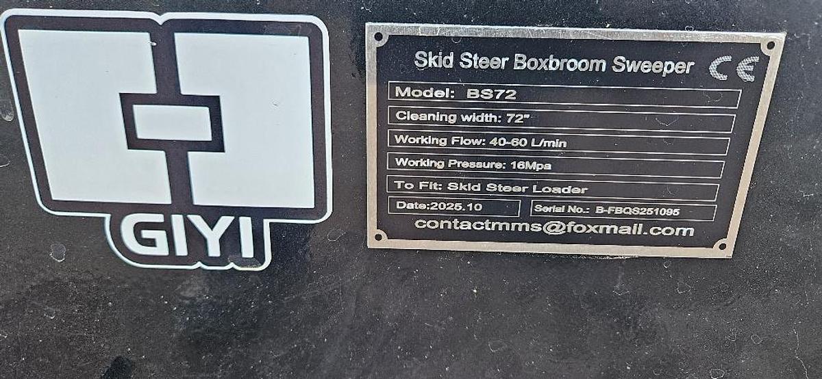 72" Skid Steer Broom thumbnail 7