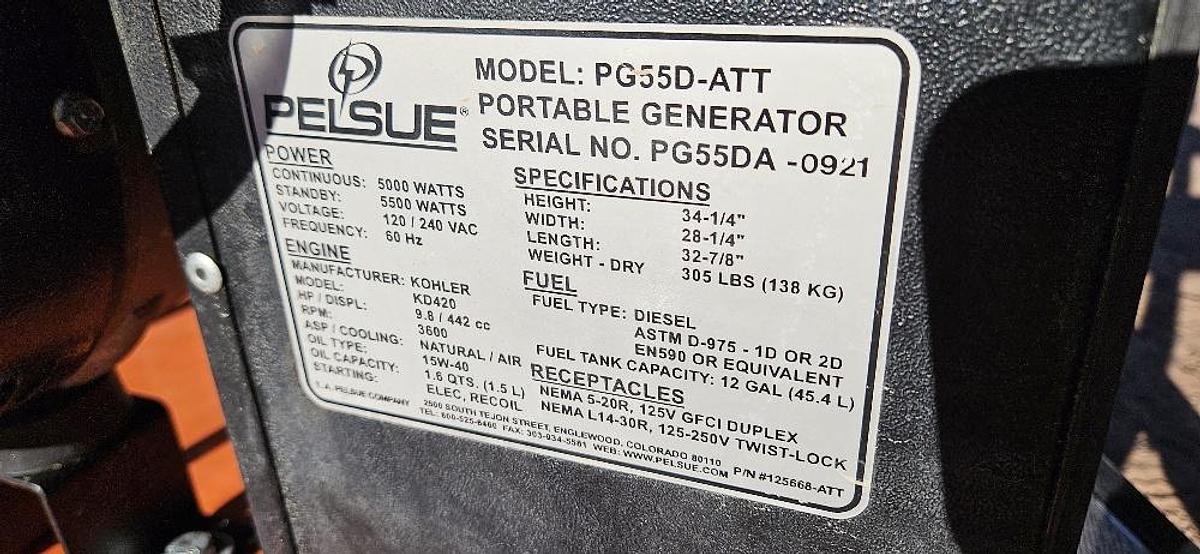 Koler 5500 Watt Generator thumbnail 4