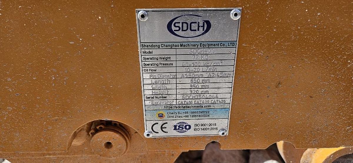 Cat Backhoe Hydraulic Quick Coupler thumbnail 2