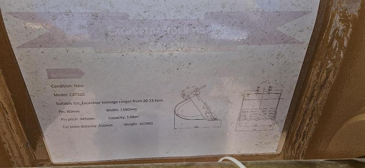53" Excavator Bucket thumbnail 7