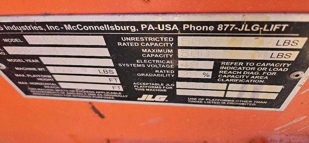2017 JLG Electric Boom Lift thumbnail 14