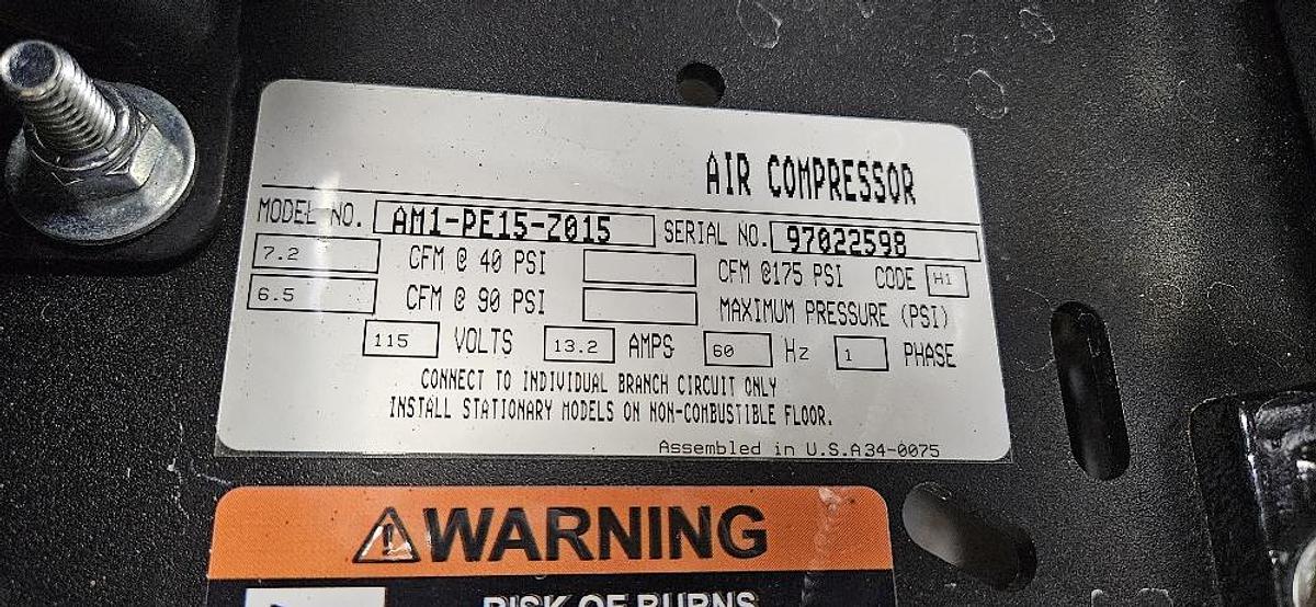 MI-T-M Electric Air Compressor thumbnail 7