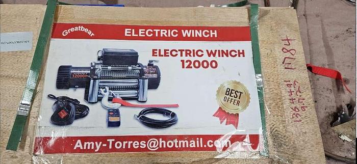 12,000 lb Electric Winch thumbnail 2