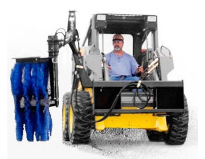 Skid Steer Feed Bunk Sweeper Attachment thumbnail 4