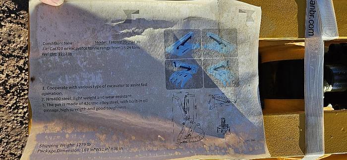 Excavator Hydraulic Thumb thumbnail 6