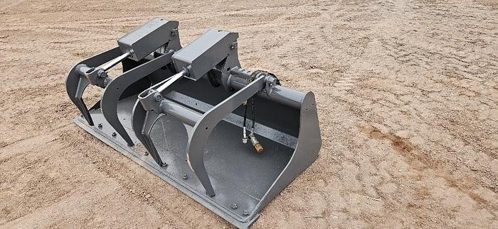 73" Skid Steer Grapple Bucket thumbnail 3