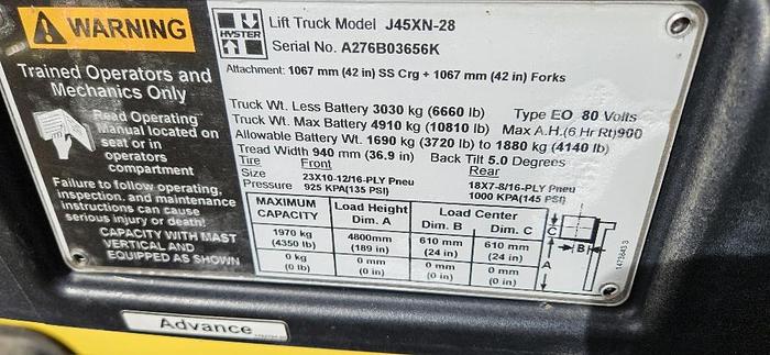 Electric Forklift thumbnail 7