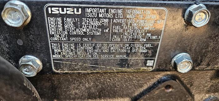 2007 Wacker Generator thumbnail 8