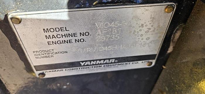 2017 Yanmar VIO45-6A thumbnail 8