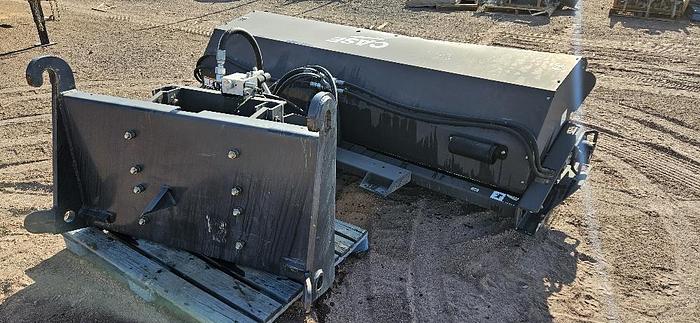 8' Case Backhoe Broom thumbnail 3