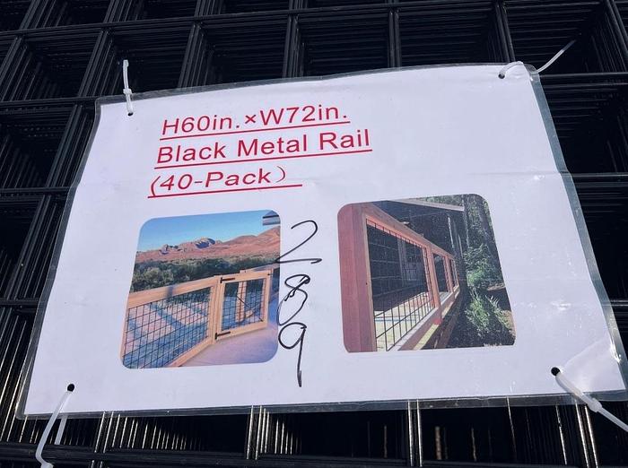 Black Metal Rail Panels thumbnail 2