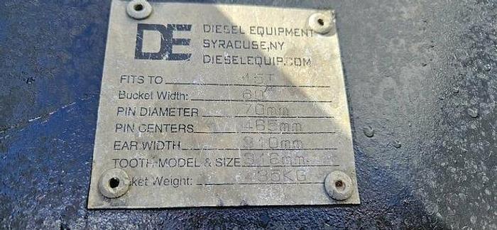 60" Excavator Bucket thumbnail 3