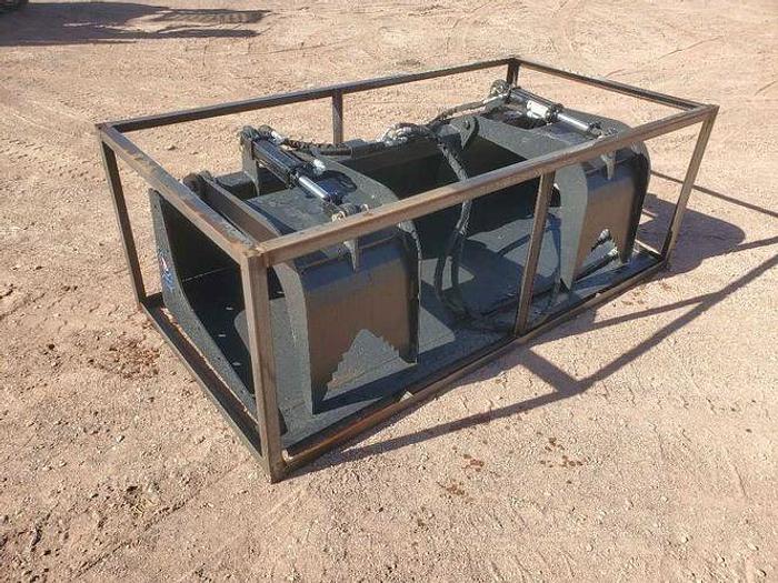 72" Wide Skid Steer Grapple Bucket thumbnail 6
