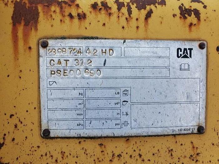 44" CAT Excavator Bucket thumbnail 2