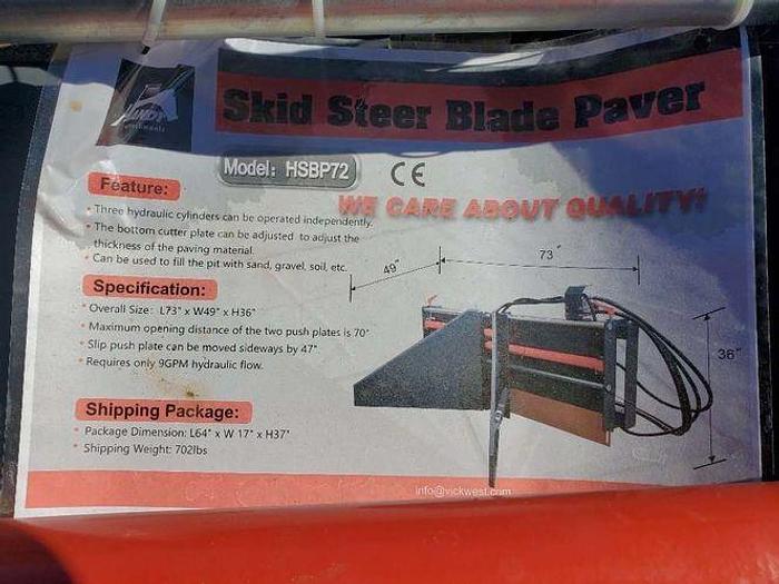 Skid Steer Blade Paver thumbnail 6