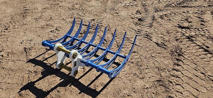47 inch Mini Excavator Rake thumbnail 2