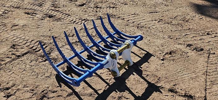 47 inch Mini Excavator Rake thumbnail 3